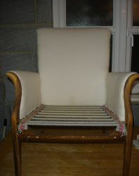 Reupholstery calico layer